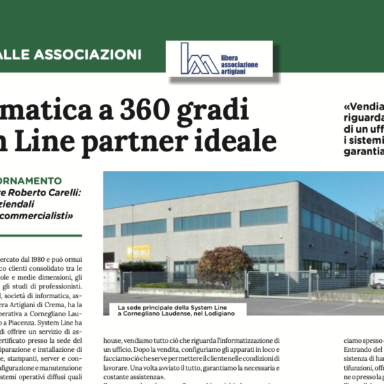 System Line. Informatica a 360° per aziende e professionisti
